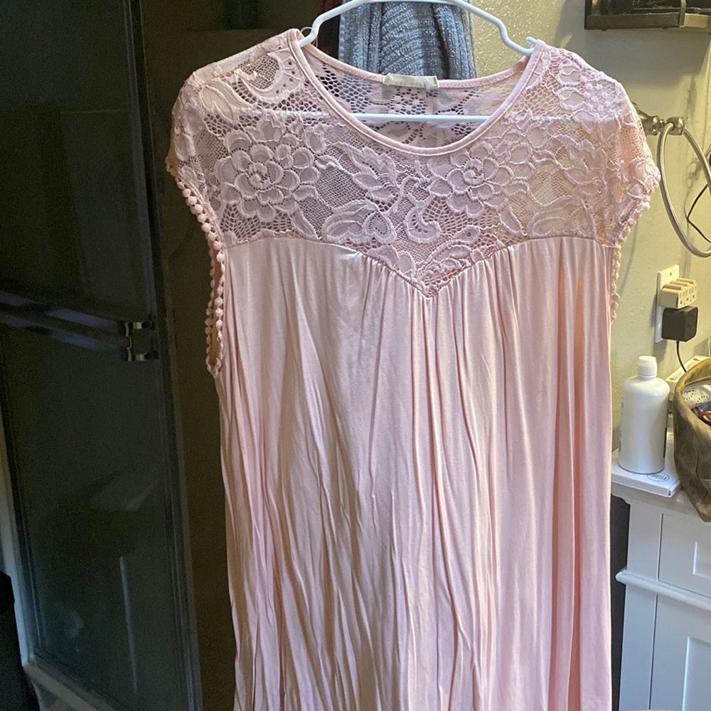 Light pink top